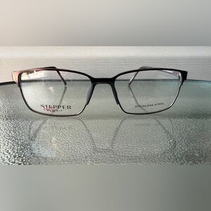 New- Stepper Eyeglasses Men’s STS 40108 55-16-140 Frame Only No Box
